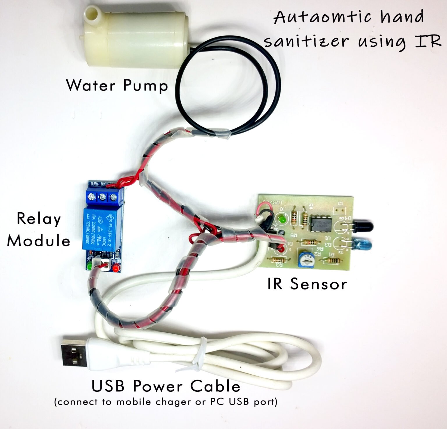 automatic sensor sanitizer