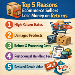 Top 5 Reasons Ecommerce Sellers Lose Money on Returns